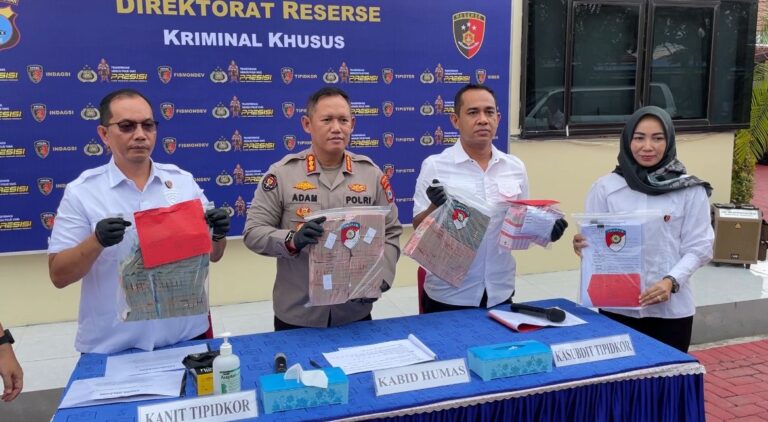 DITRESKRIMSUS UNGKAP KASUS KORUPSI Rp 4 MILIAR TERKAIT PENGADAAN LAHAN